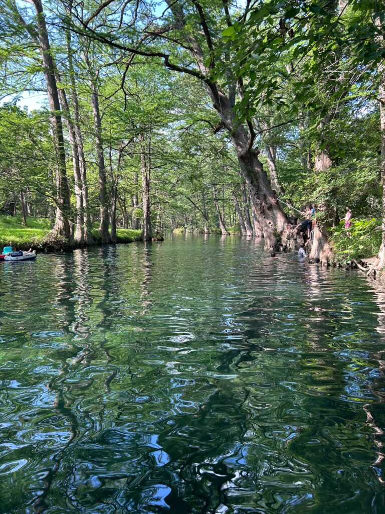 Blue Hole Park in Wimberley Texas Memorial day weekend activities summer 2024