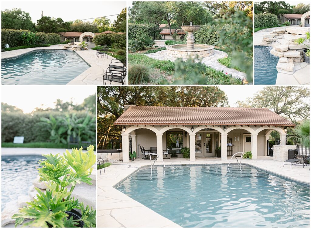 Pool at Messina Inn Wimberley Texas