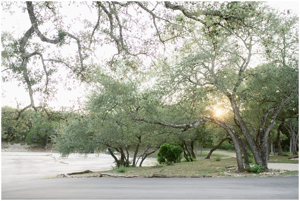 fall landscape in wimberley texas