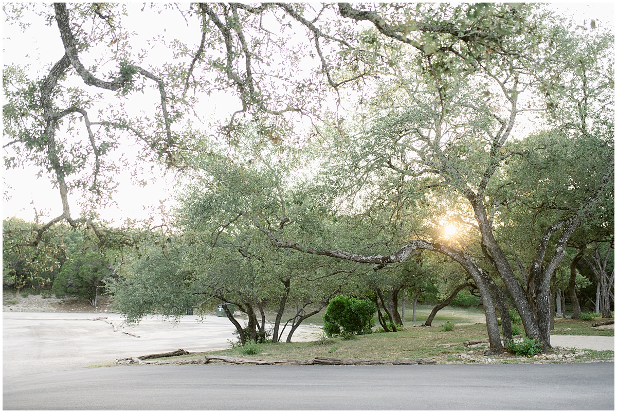 landscape in wimberley texas