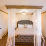 Messina Inn Wimberley Hotel La Launa Suite on Cypress Creek Romantic King Bedroom