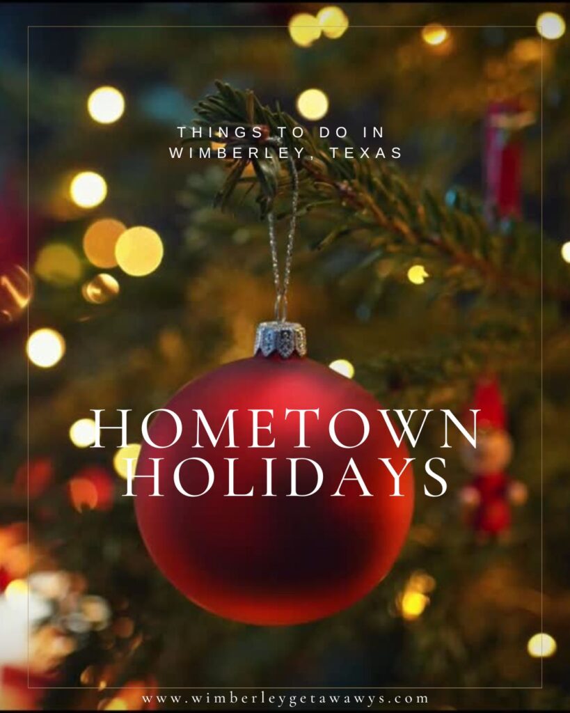 holiday getaway in wimberley texas